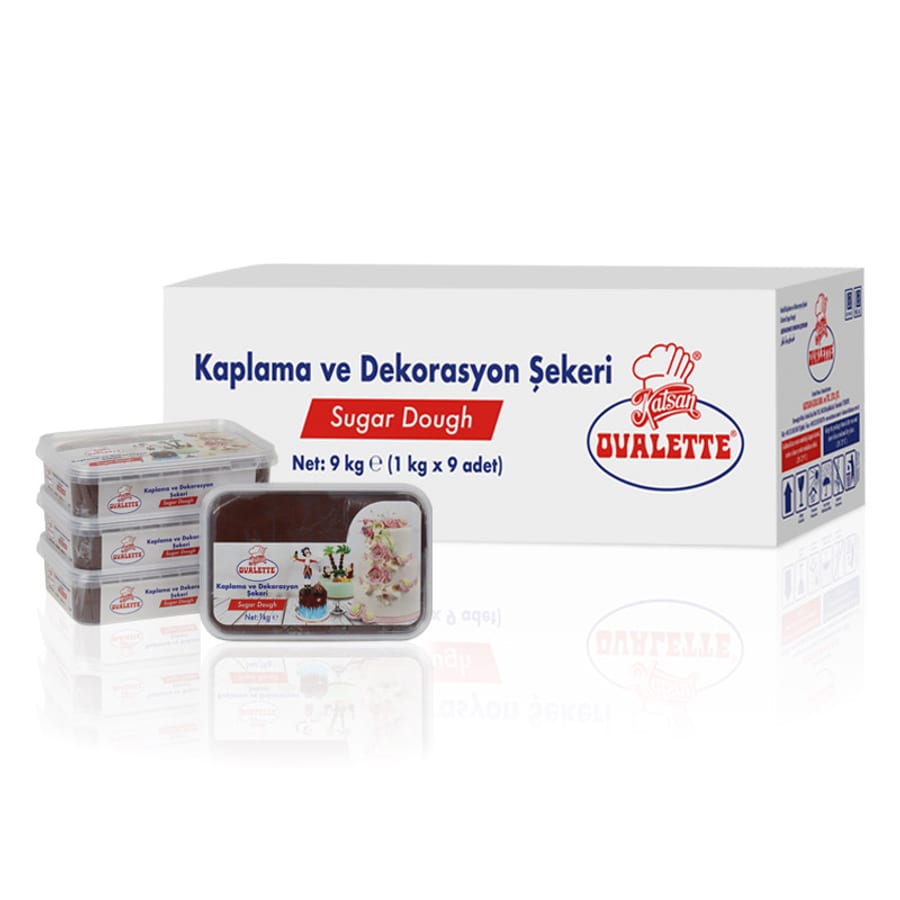 Захарно тесто Ovalette — кафяво, 1 кг